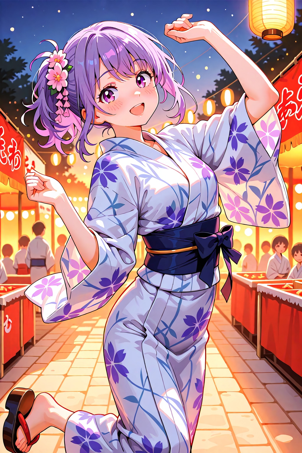 紫髪ちゃん