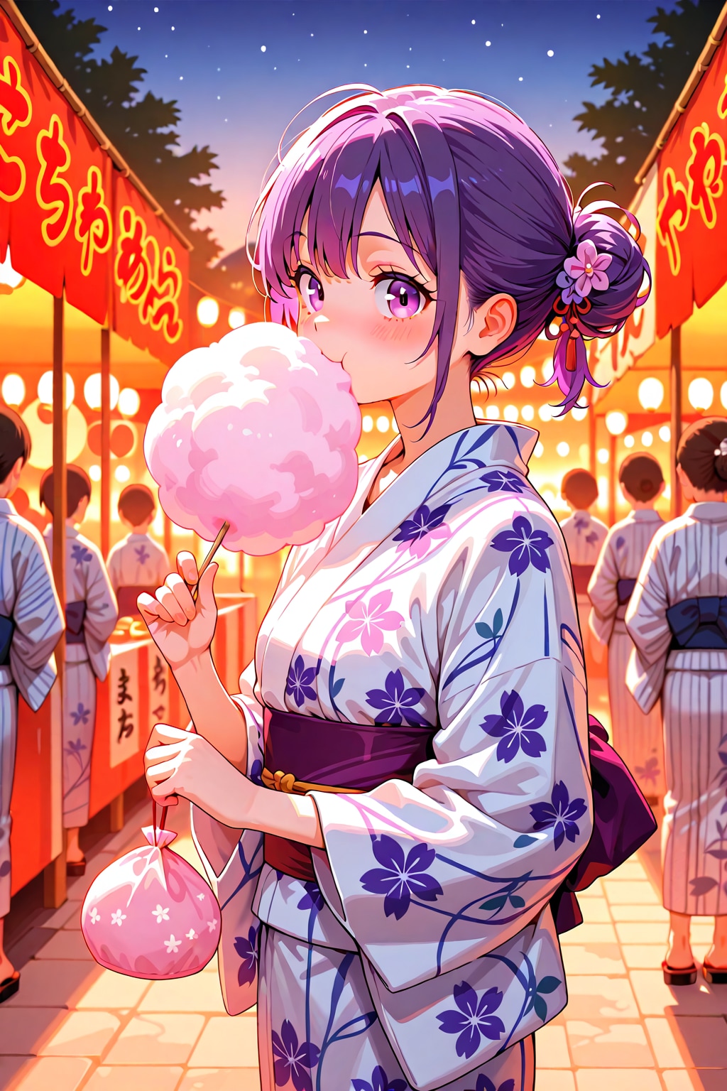 紫髪ちゃん