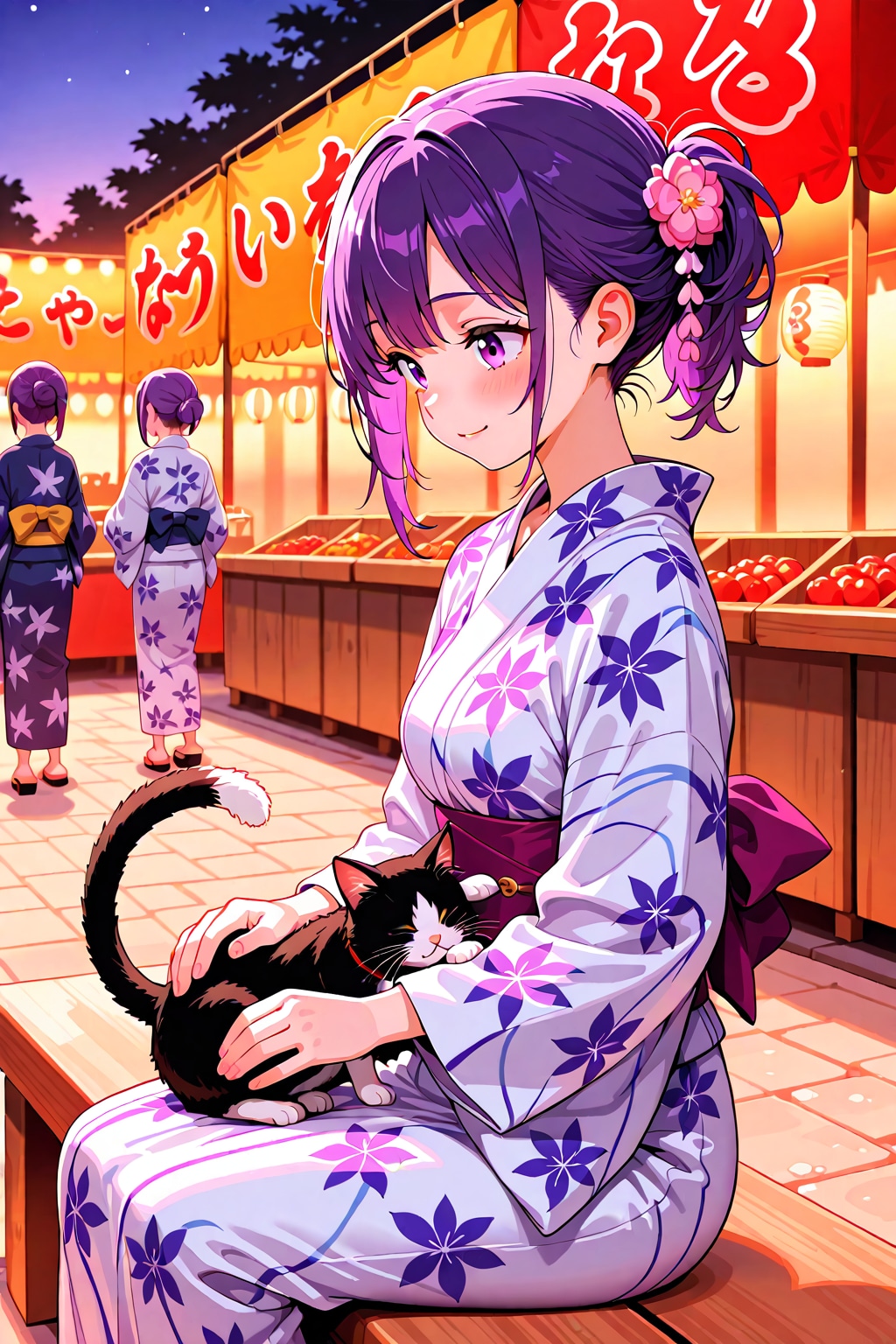 紫髪ちゃん