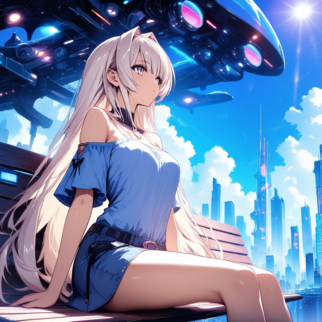 未来都市 | の人気AIイラスト・グラビア
