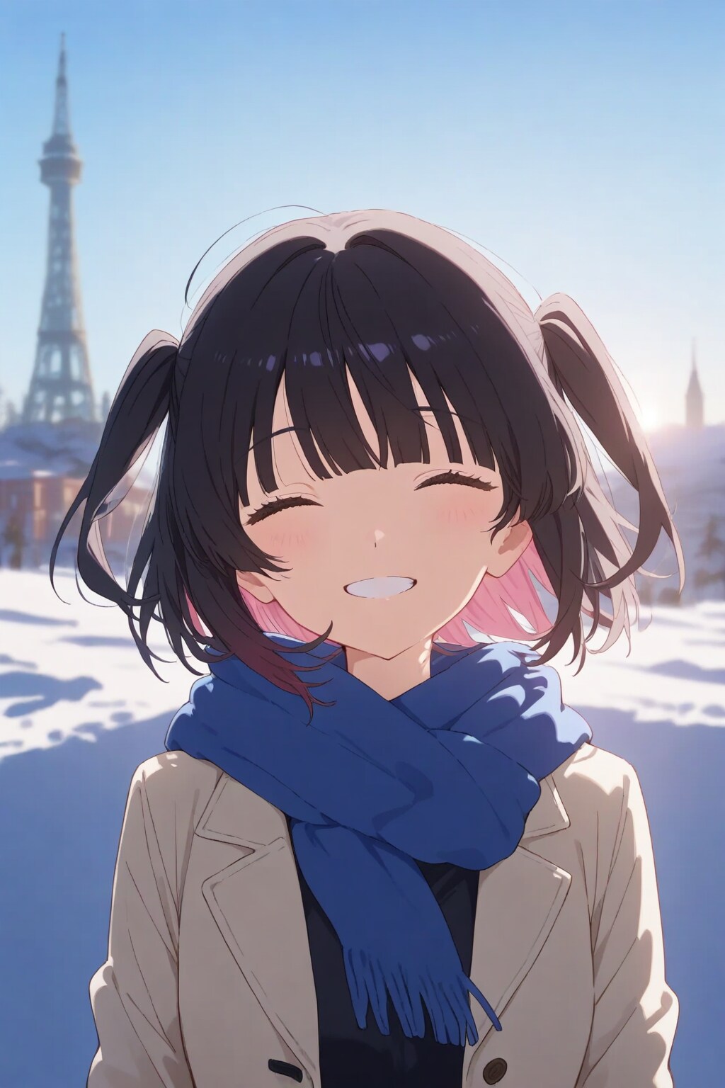 ツーサイドアップ 女性21歳 | の人気AIイラスト・グラビア