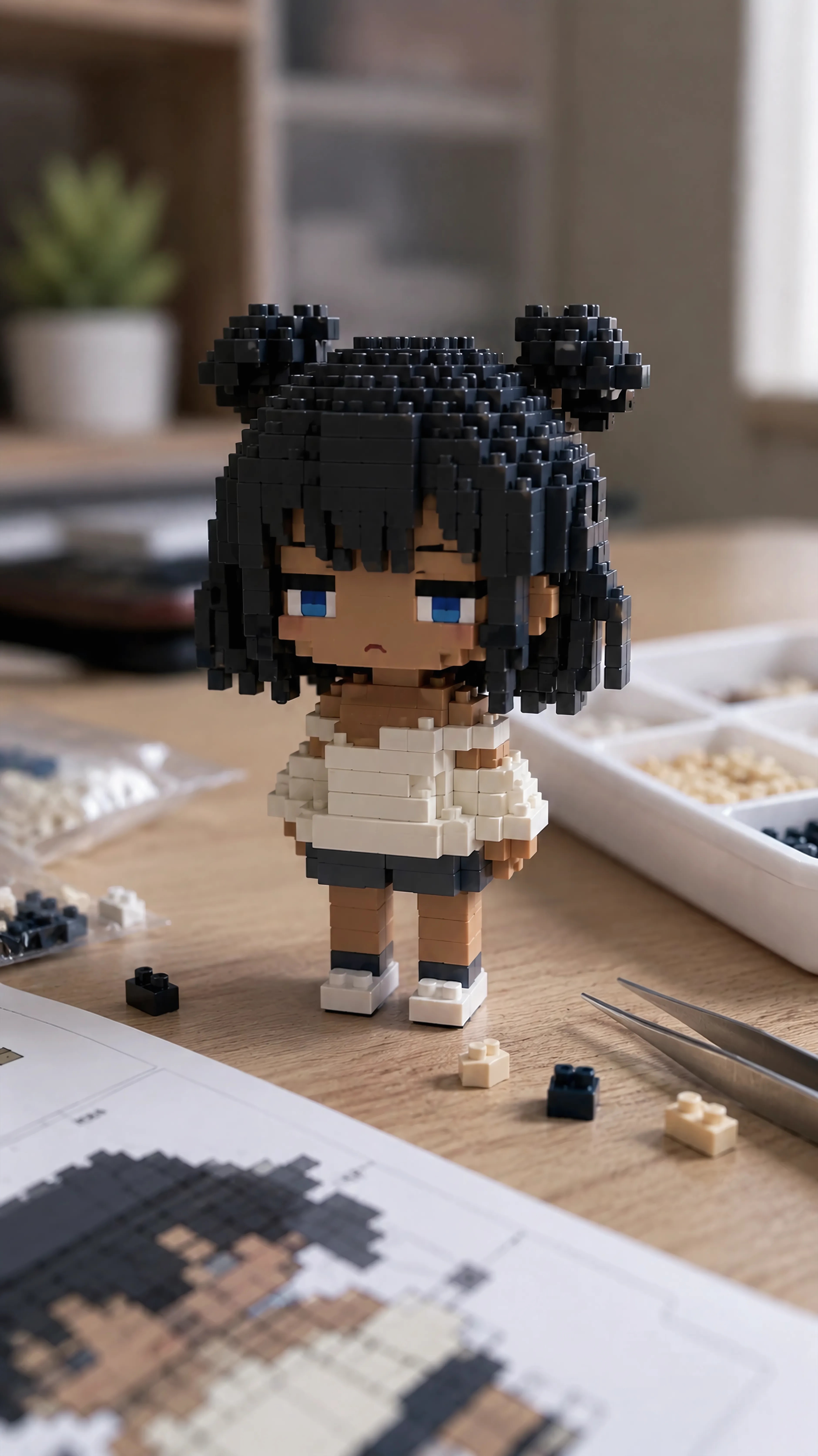 The Quiet Girl Built One Block at a Time