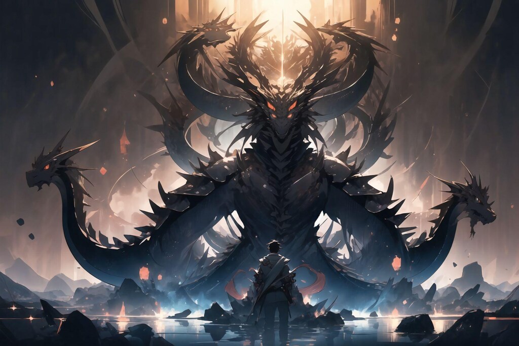 【テーマ曲あり小説　スサノオ】【その３】力を開放した魔王オロチとの戦い