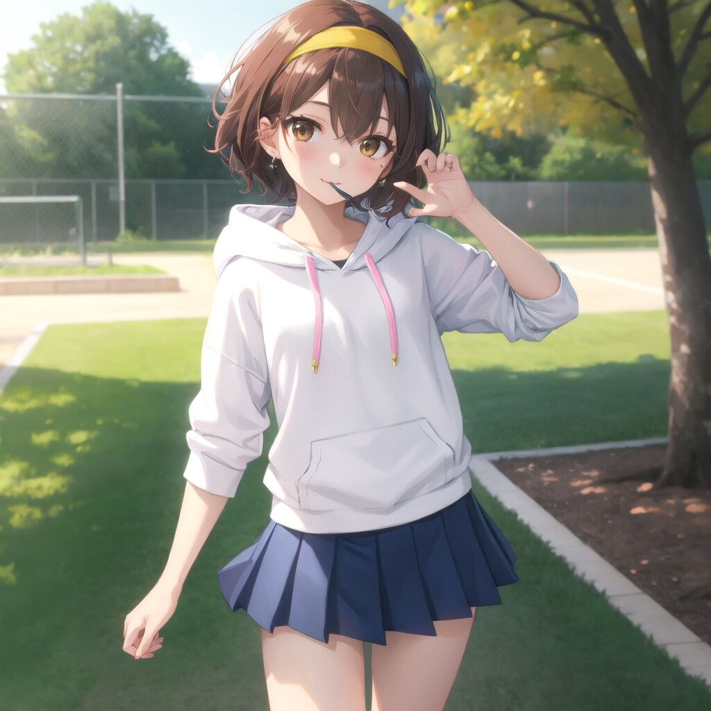 ショートヘア×スポーティー