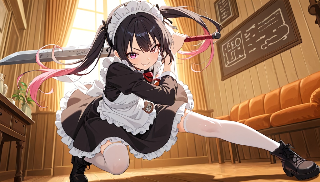 メイドと剣