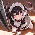 メイドと剣 3枚目