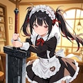 メイドと剣 2枚目