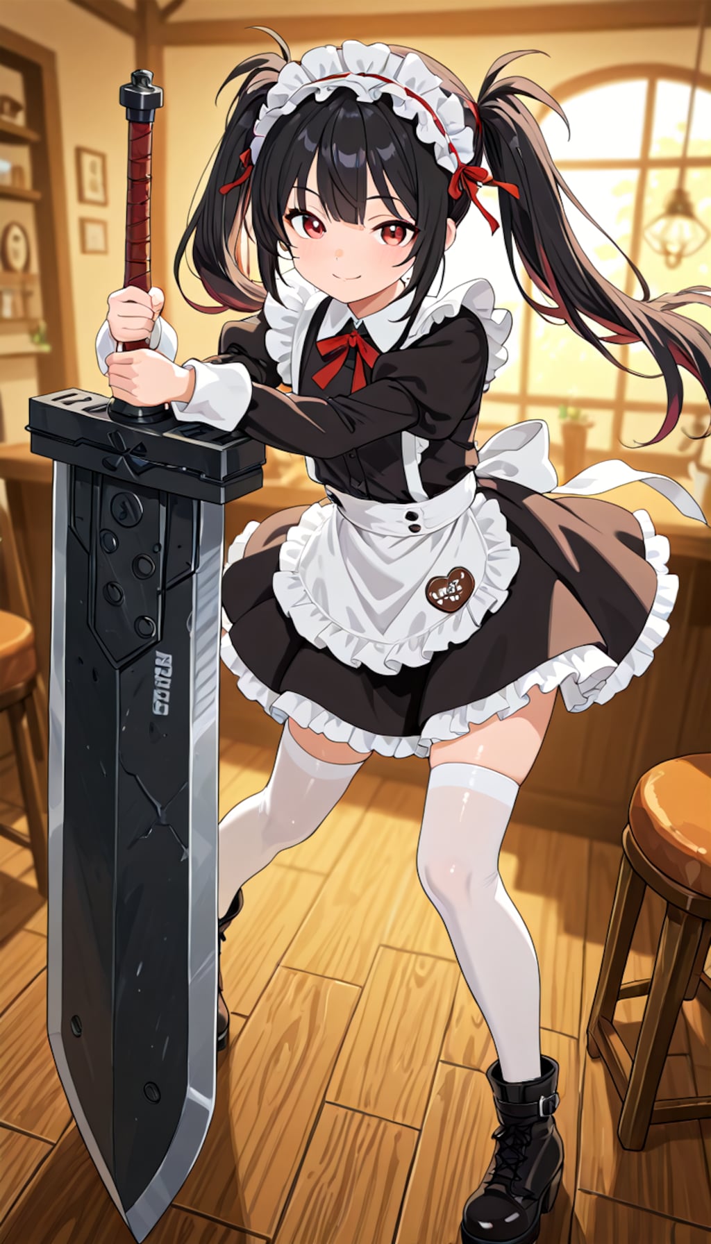 メイドと剣