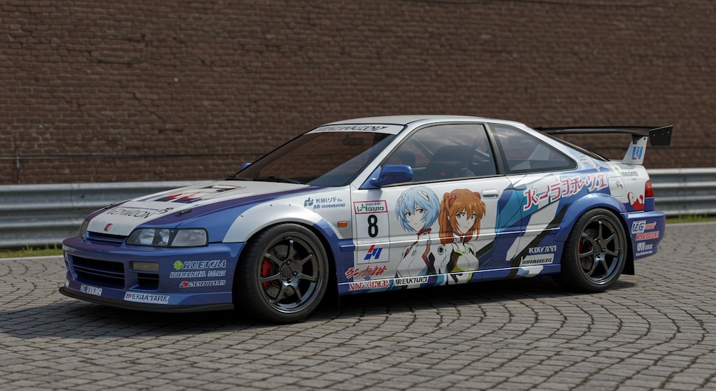 新世紀エヴァンゲリオン痛車インテグラレーシングカー