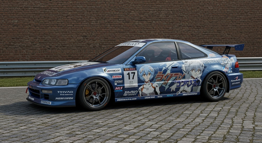 新世紀エヴァンゲリオン痛車インテグラレーシングカー