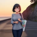 夕暮れの帰路 4枚目
