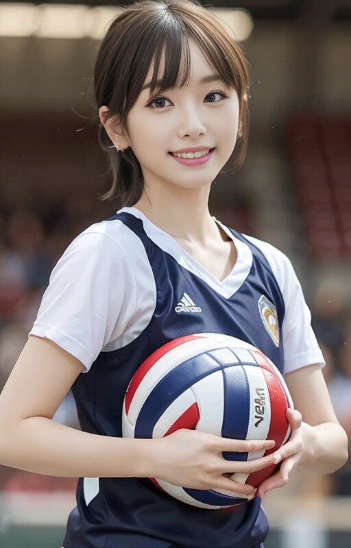 彼女はバレーボール部①