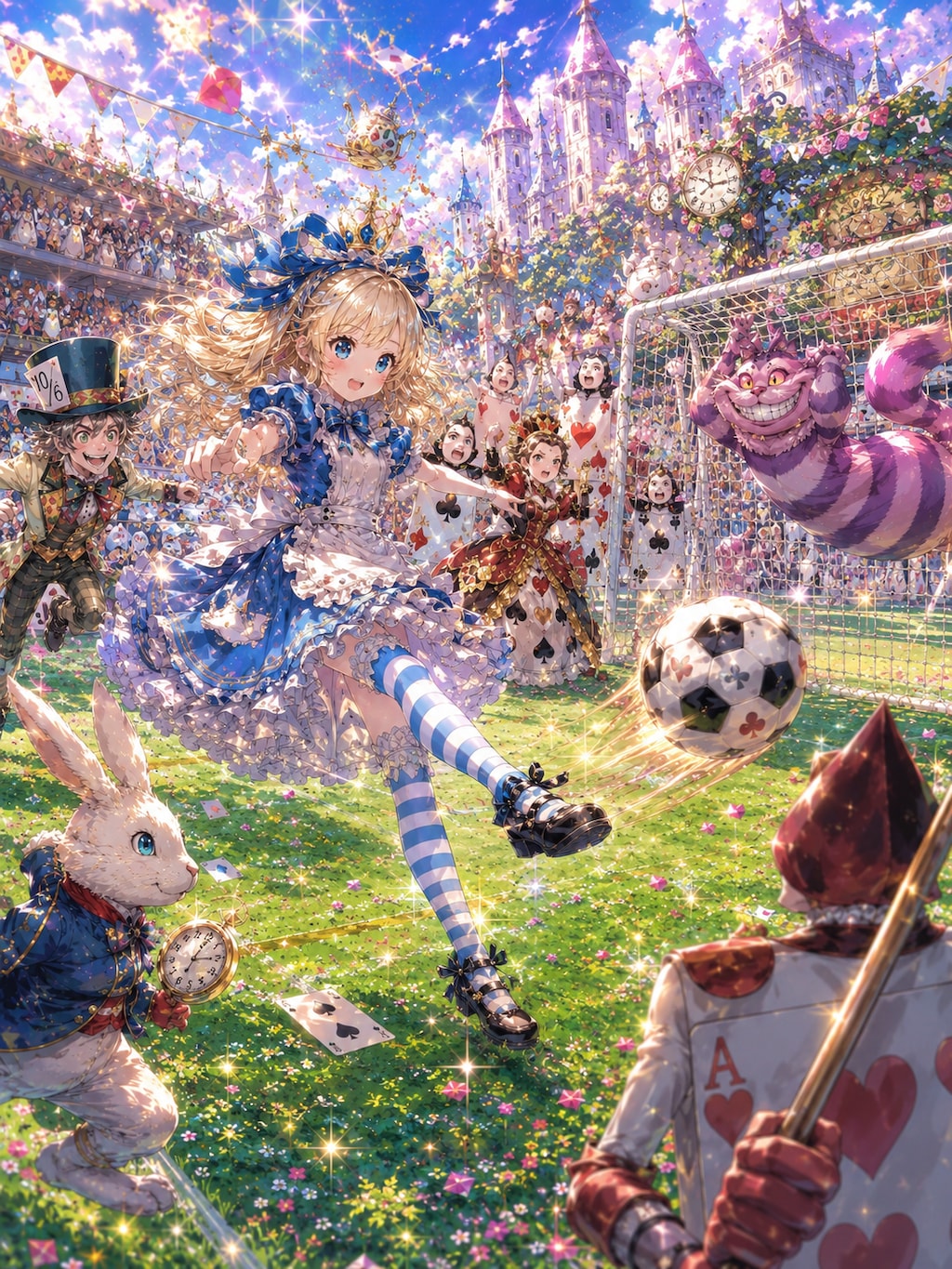 アリスのシュート⚽