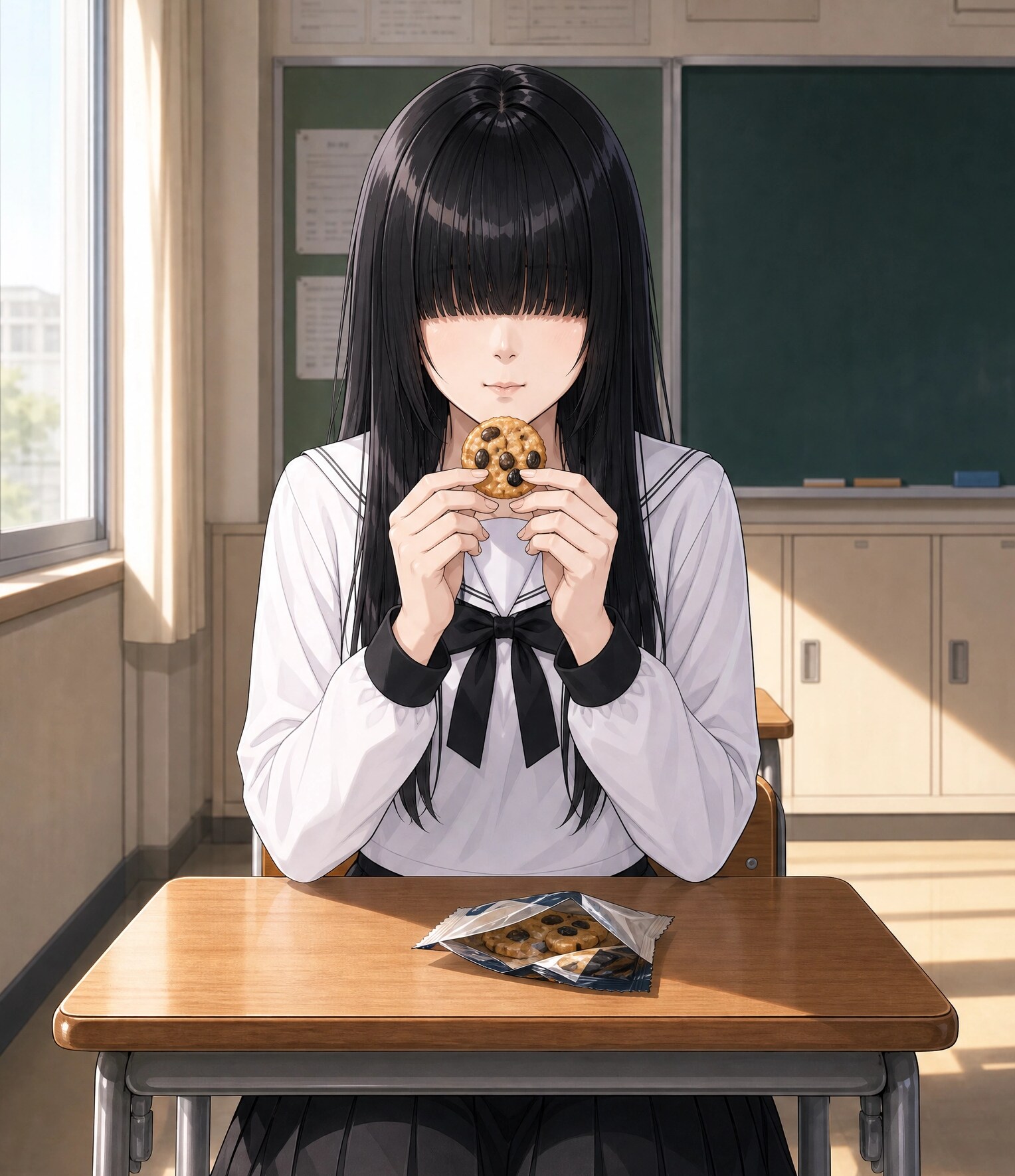 黒豆せんべい（暗子） | の人気AIイラスト・グラビア