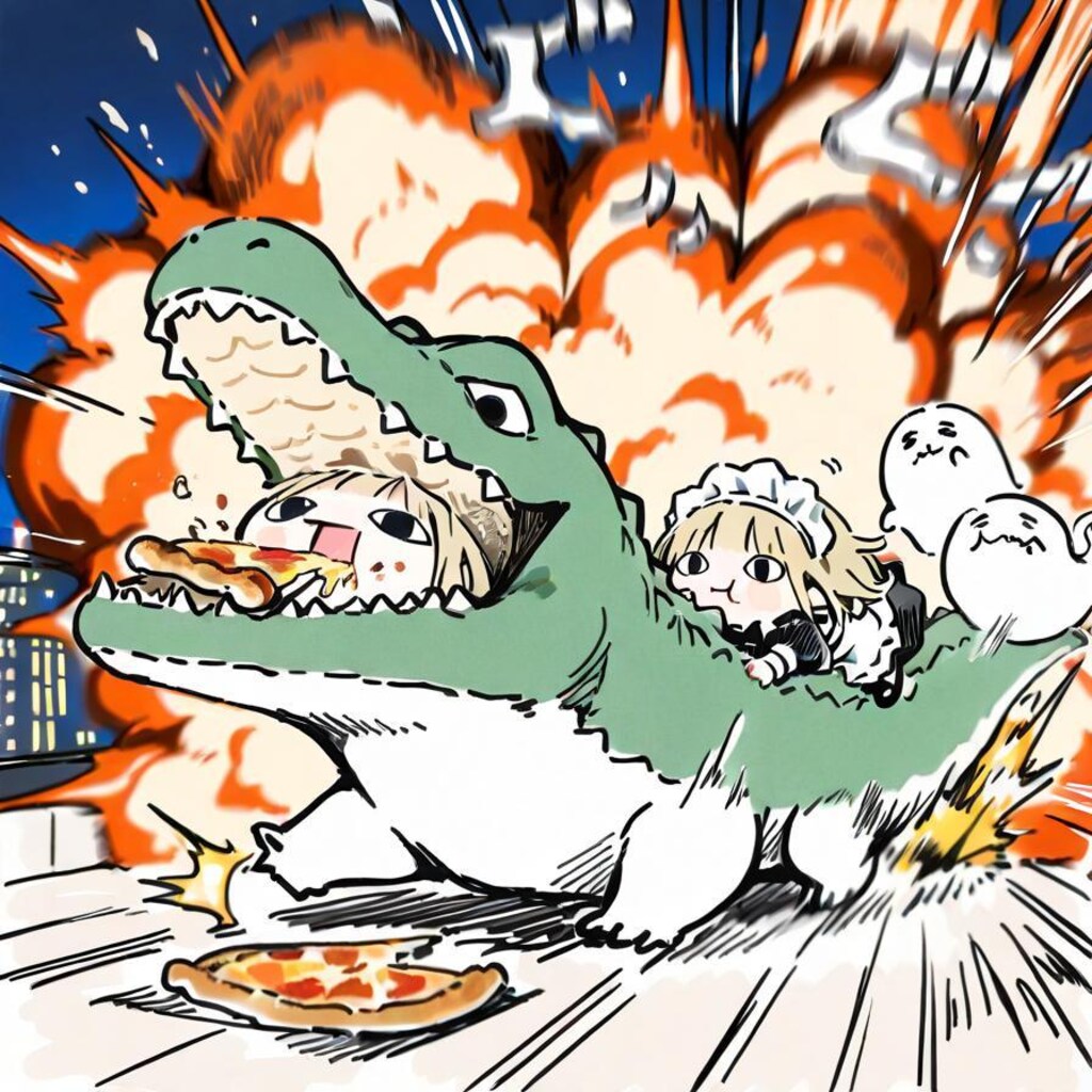 え ら い こ っ ち ゃ リ ゲ ー タ ー 🍕🐊💥💥💥