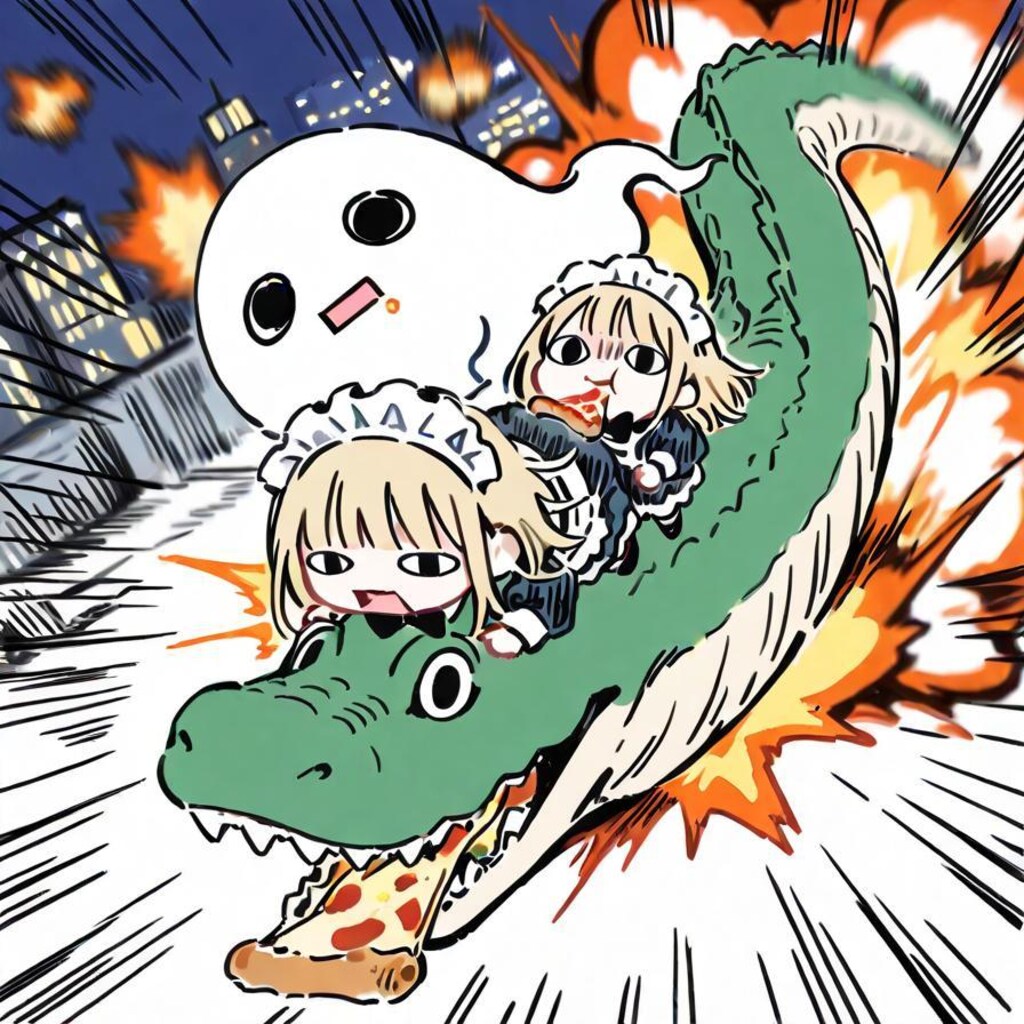 え ら い こ っ ち ゃ リ ゲ ー タ ー 🍕🐊💥💥💥