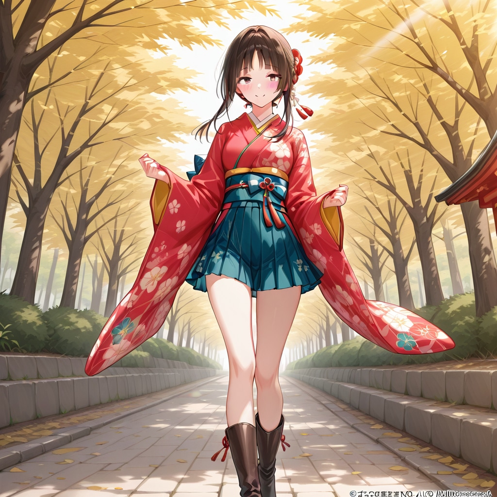 1人で初詣① | の人気AIイラスト・グラビア