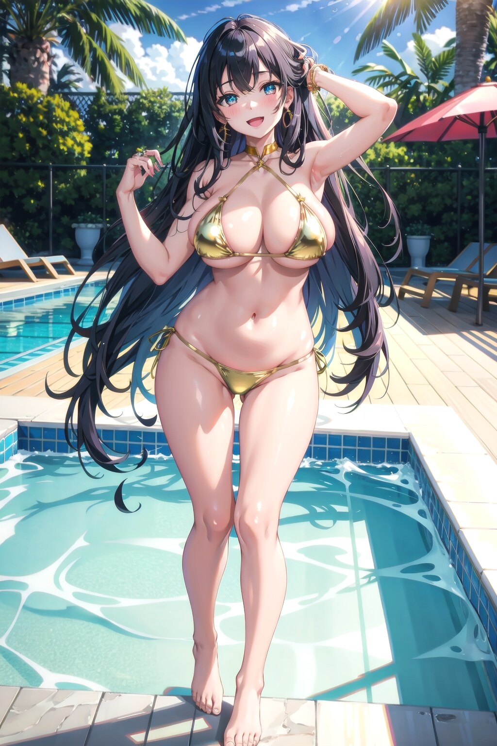GWの金色ビキニ企画作品です