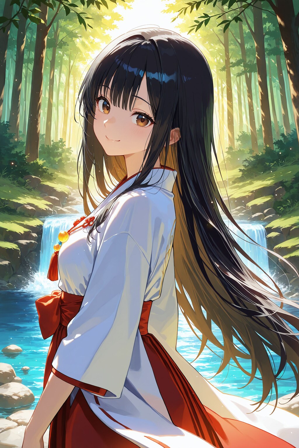 異世界神社の巫女さん（神楽さん）