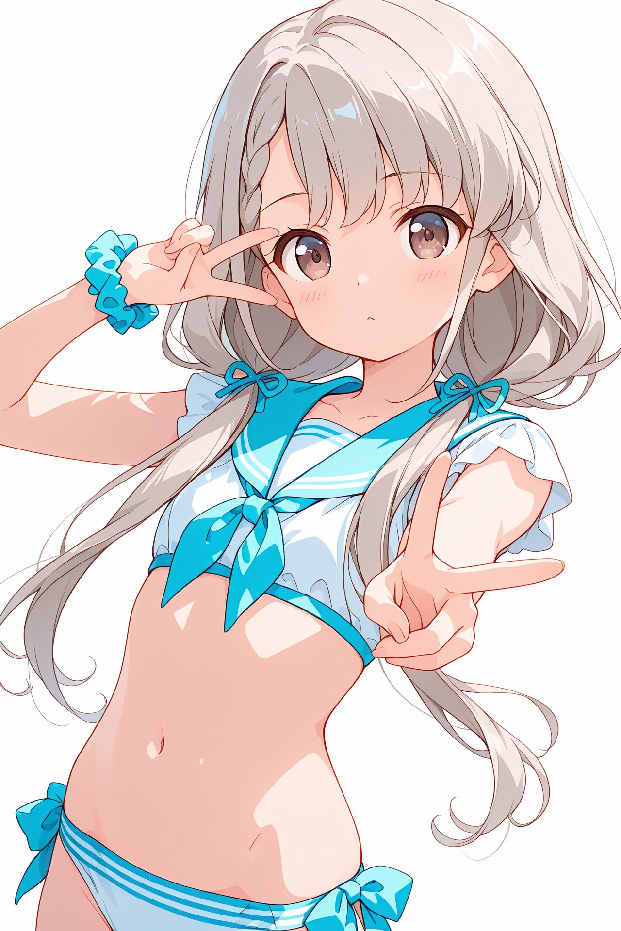 セーラービキニの久川凪ちゃん