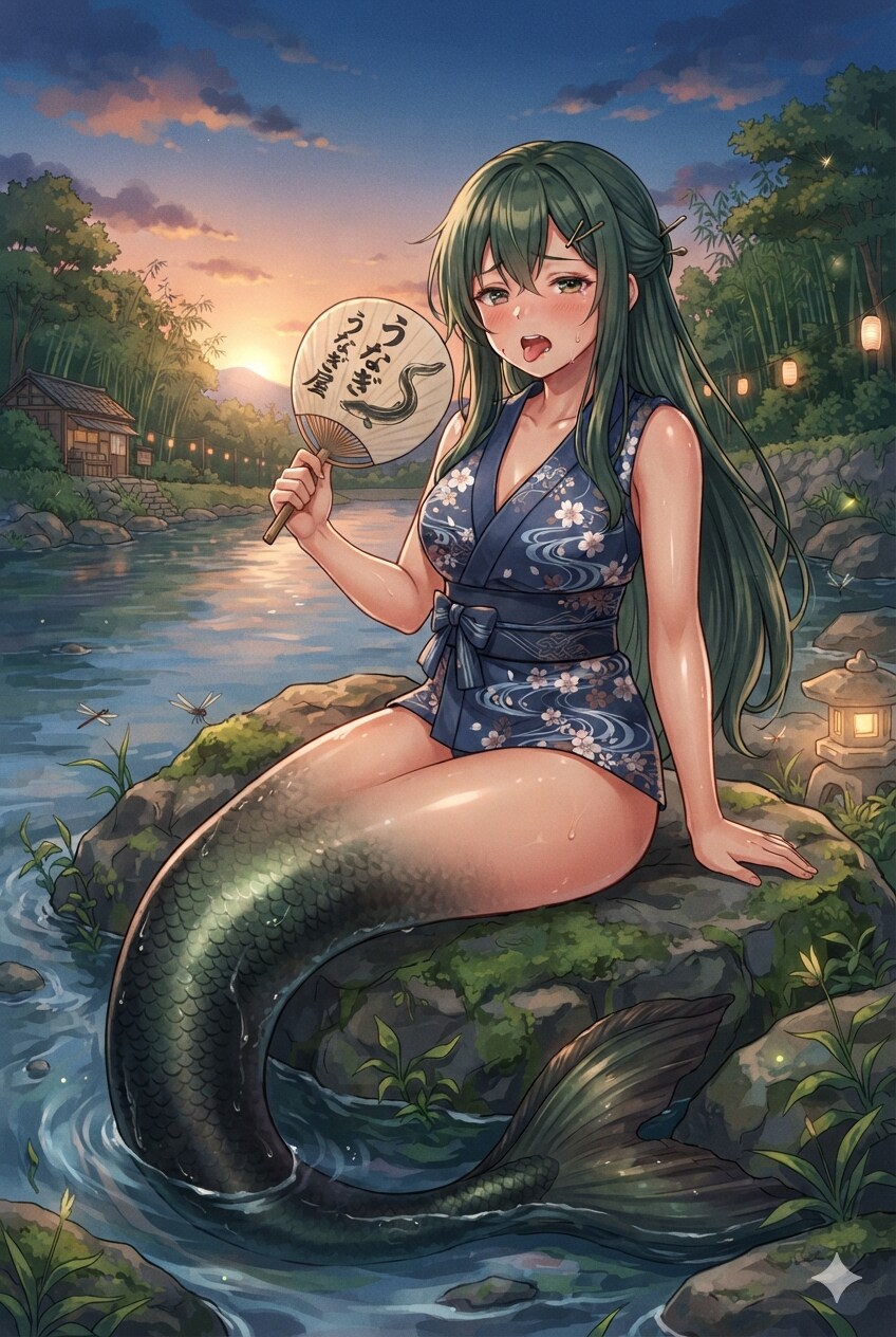 人魚(ウナギ)化失敗