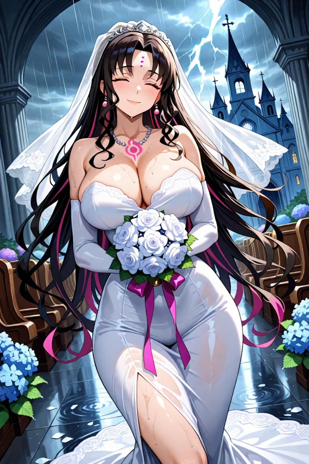 ジューンブライドウェディングドレスコスプレ花嫁人妻達