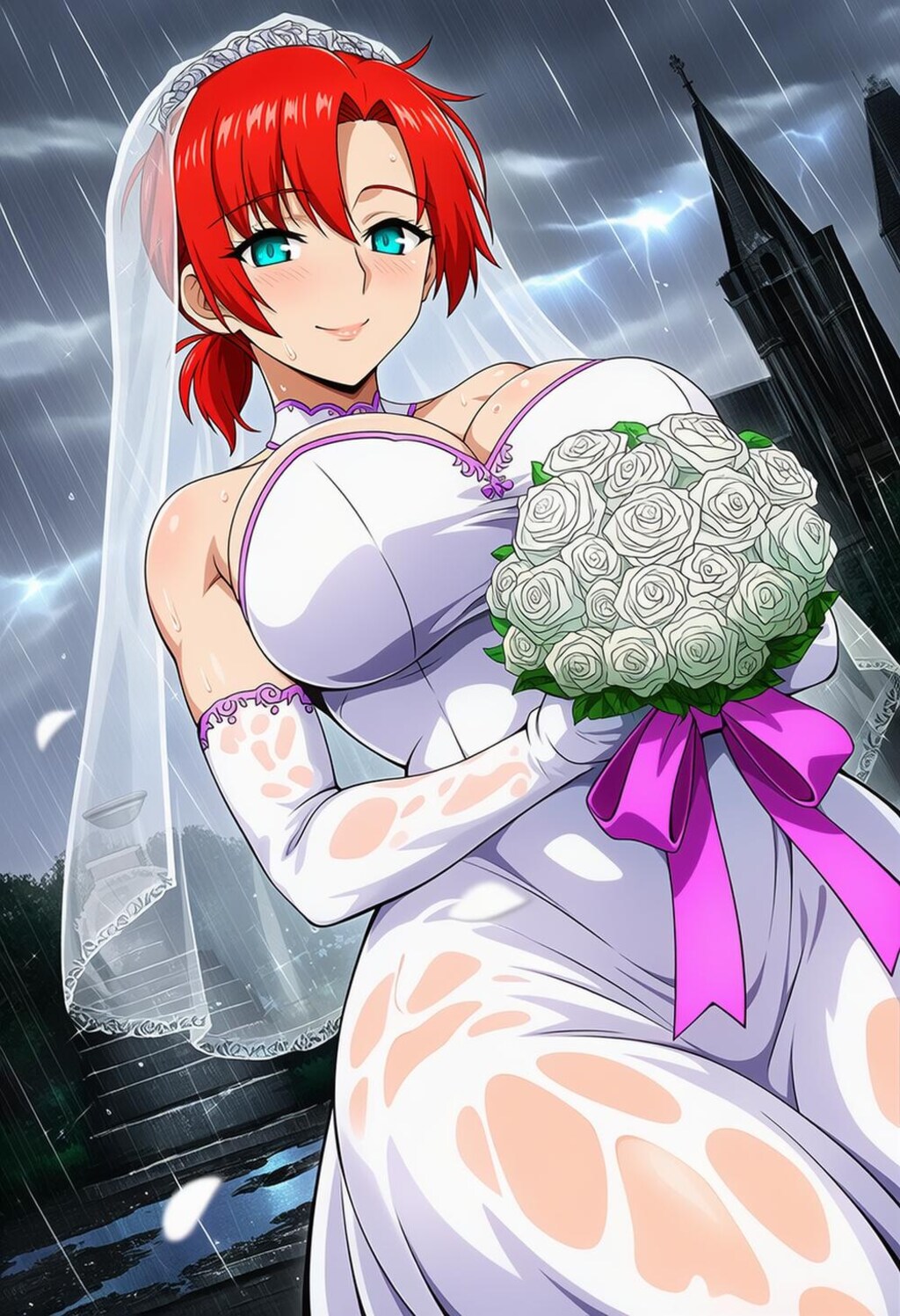 ジューンブライドウェディングドレスコスプレ花嫁人妻達