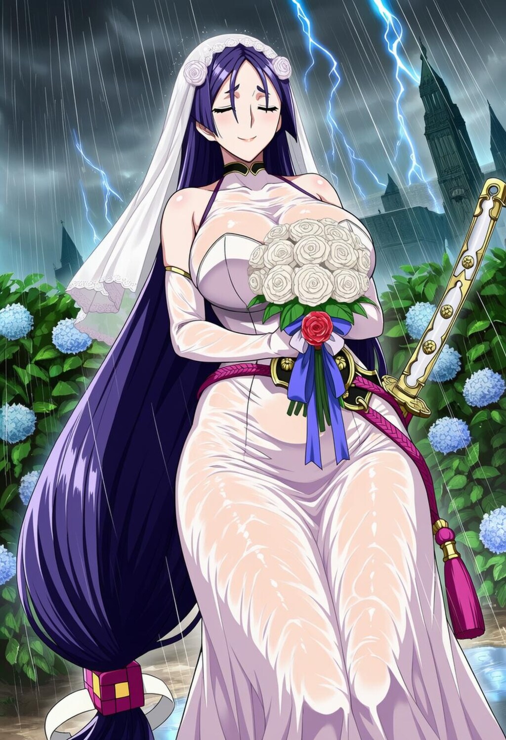 ジューンブライドウェディングドレスコスプレ花嫁人妻達