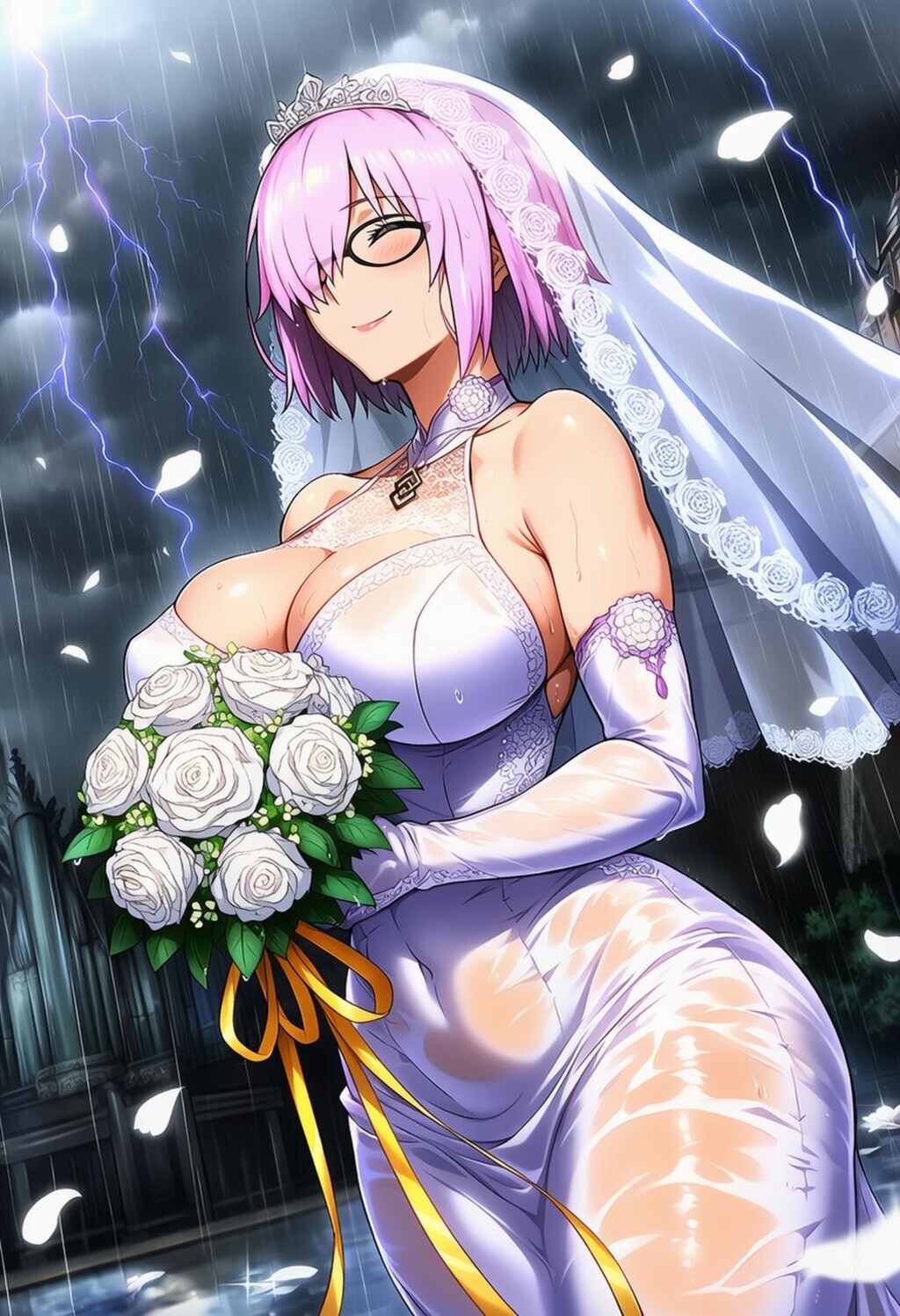 ジューンブライドウェディングドレスコスプレ花嫁人妻達
