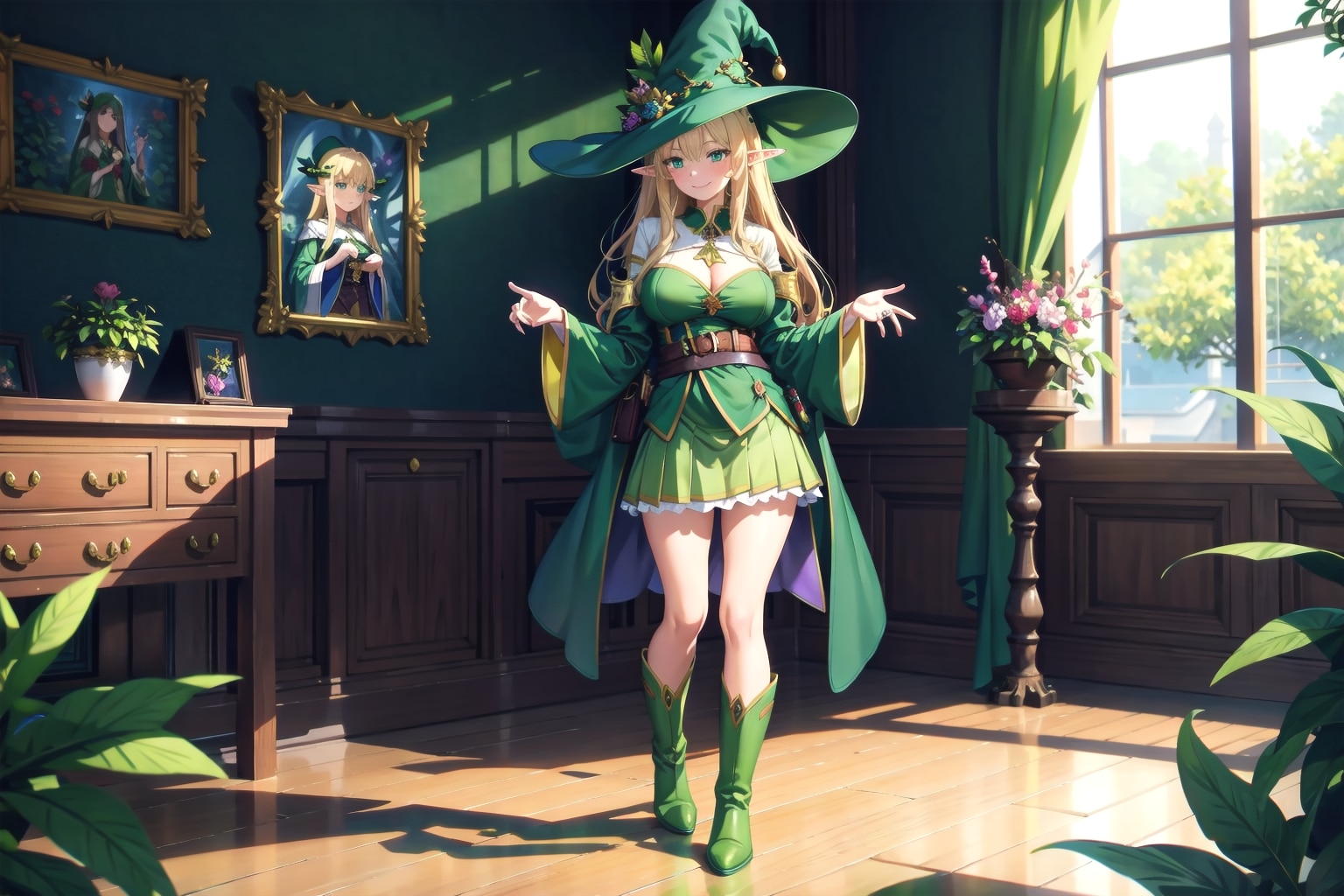 魔女の部屋 | の人気AIイラスト・グラビア