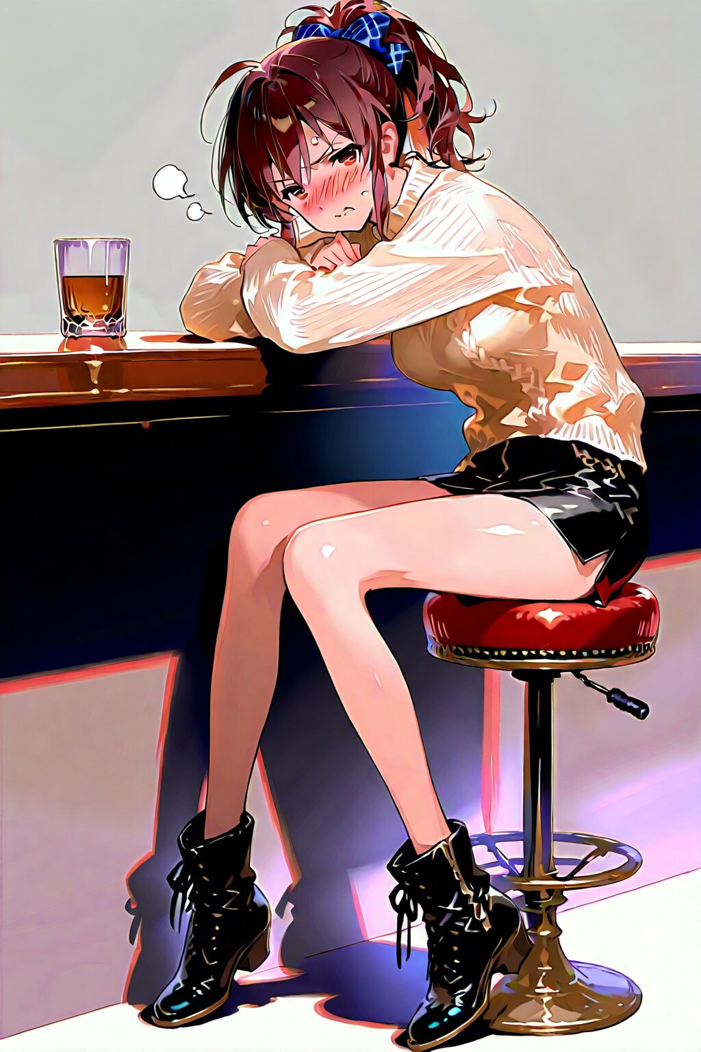 バーで愚痴ってる女子 | の人気AIイラスト・グラビア