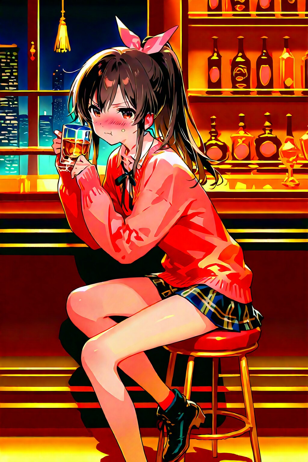 バーで愚痴ってる女子