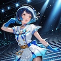 アイドル風制服戦隊ブルー 2枚目