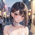 刺激的な夜のお散歩 2枚目