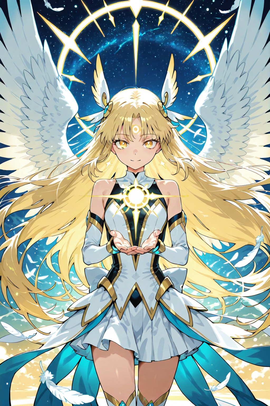 天使系魔法少女 | の人気AIイラスト・グラビア