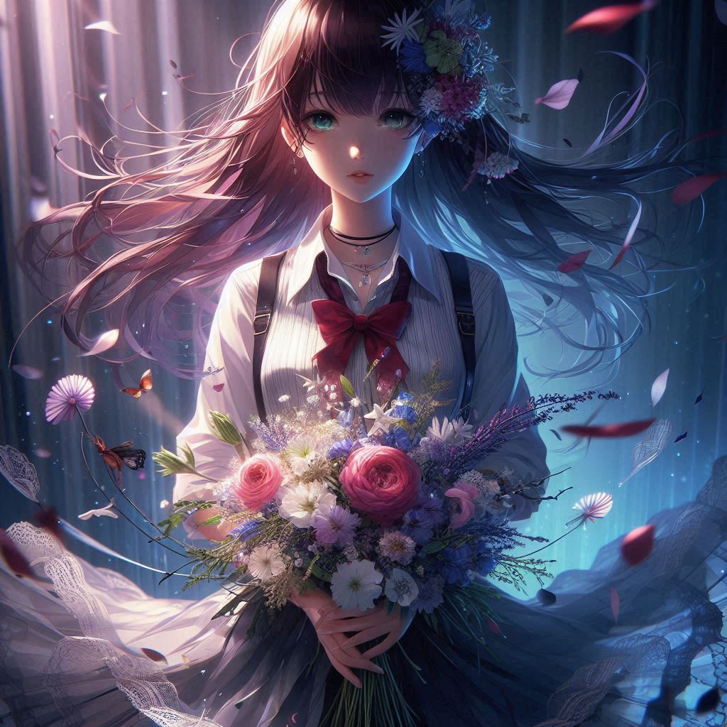 ３ラベンダーのプレゼント | の人気AIイラスト・グラビア