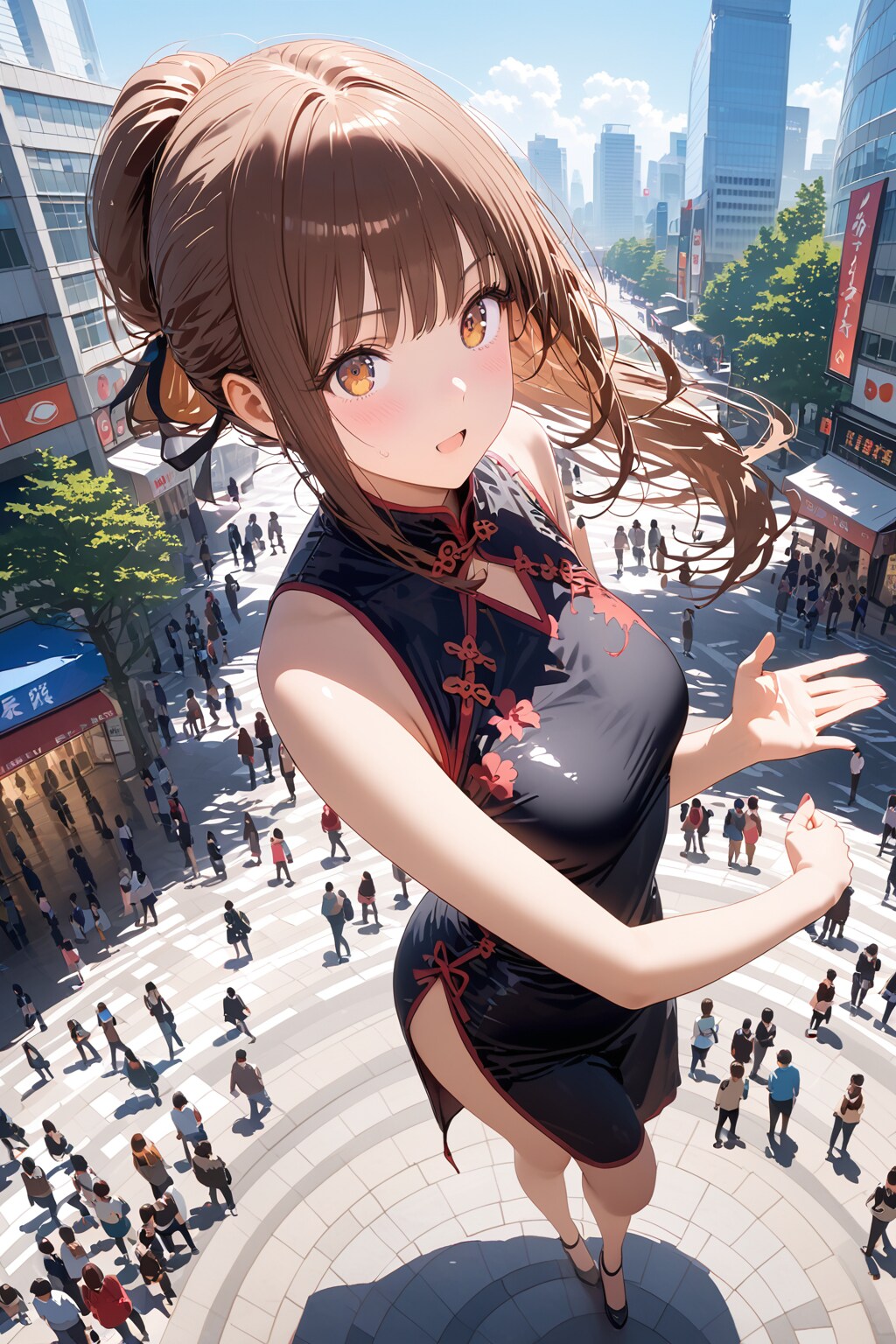 わたしでかすぎ！？ | の人気AIイラスト・グラビア