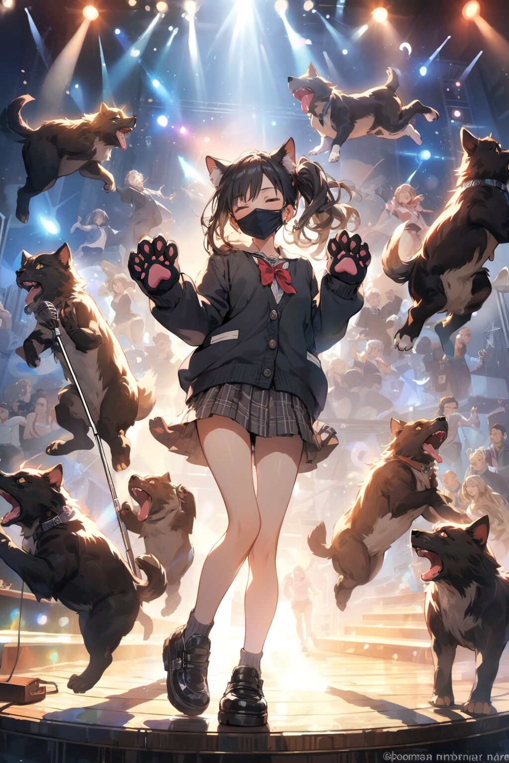 ありったけの肉球を😆