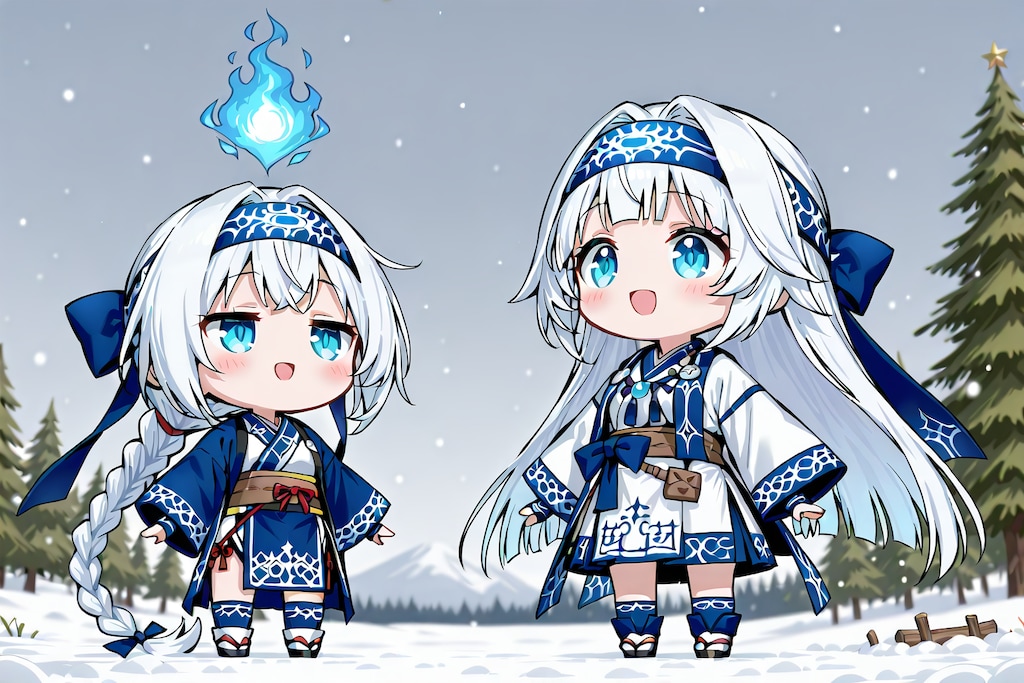 雪の守護神降臨！