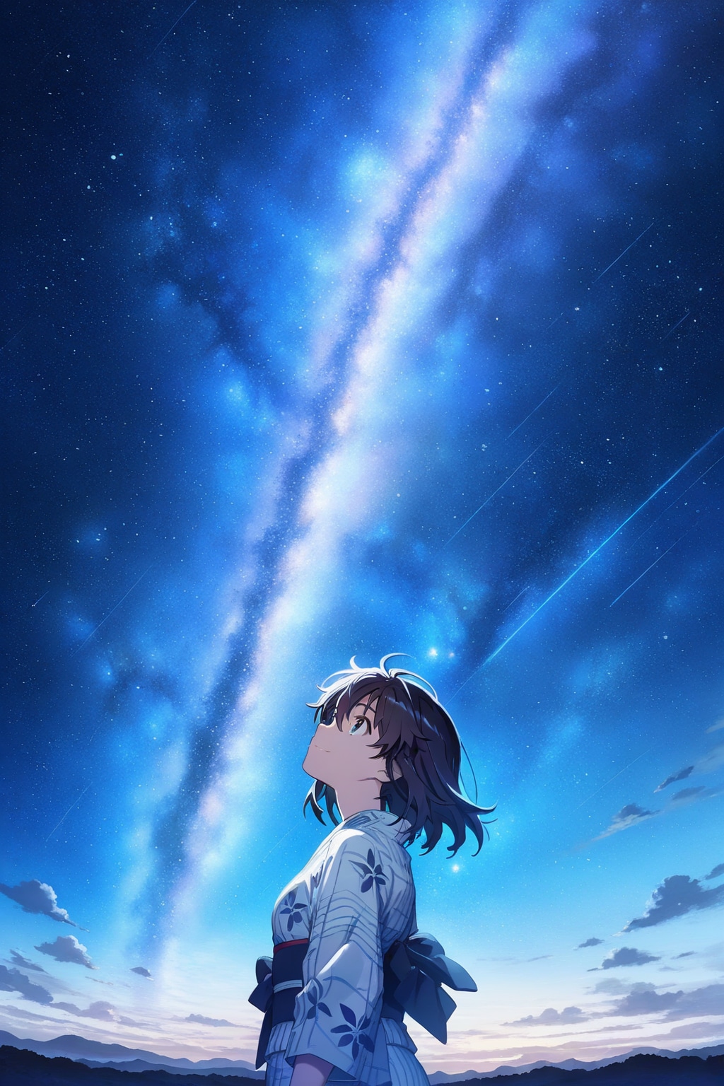 星空を見ていた