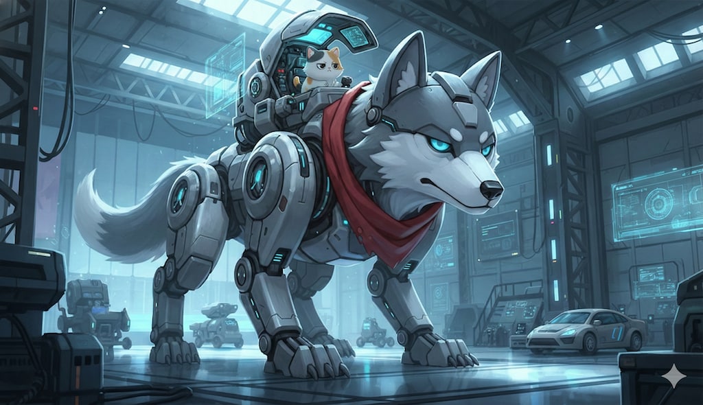 オオカミロボType2（搭乗型）