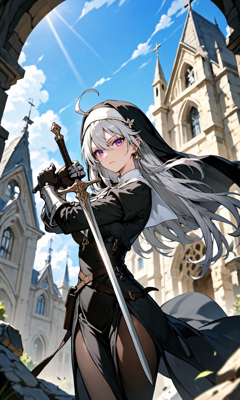 西洋剣修道女 | の人気AIイラスト・グラビア