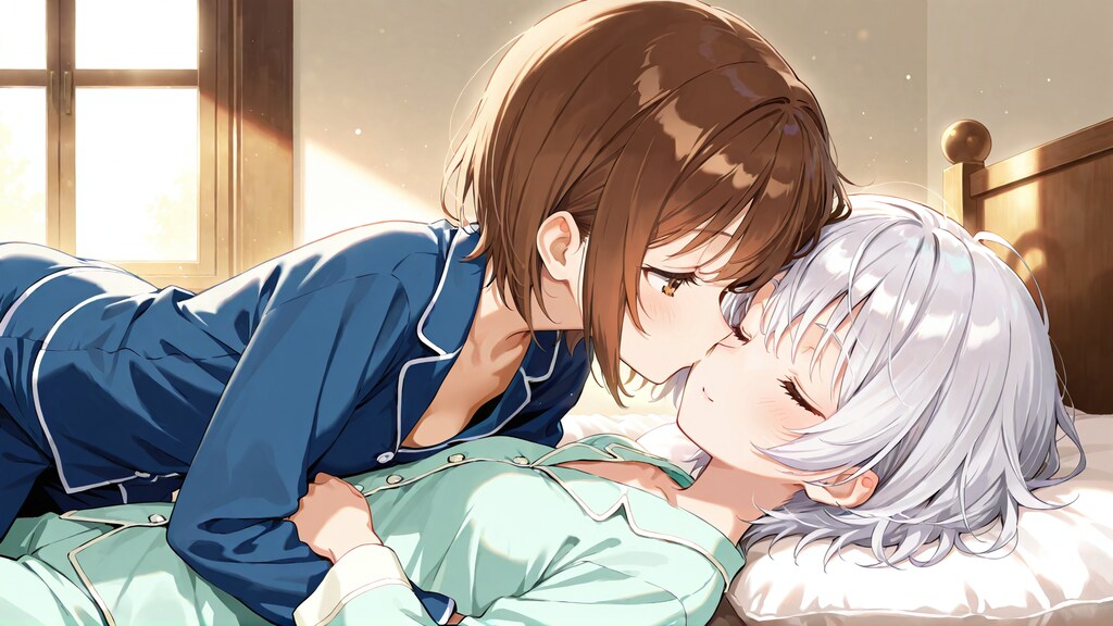 (過去編)んー、おはようとおやすみのキス～。