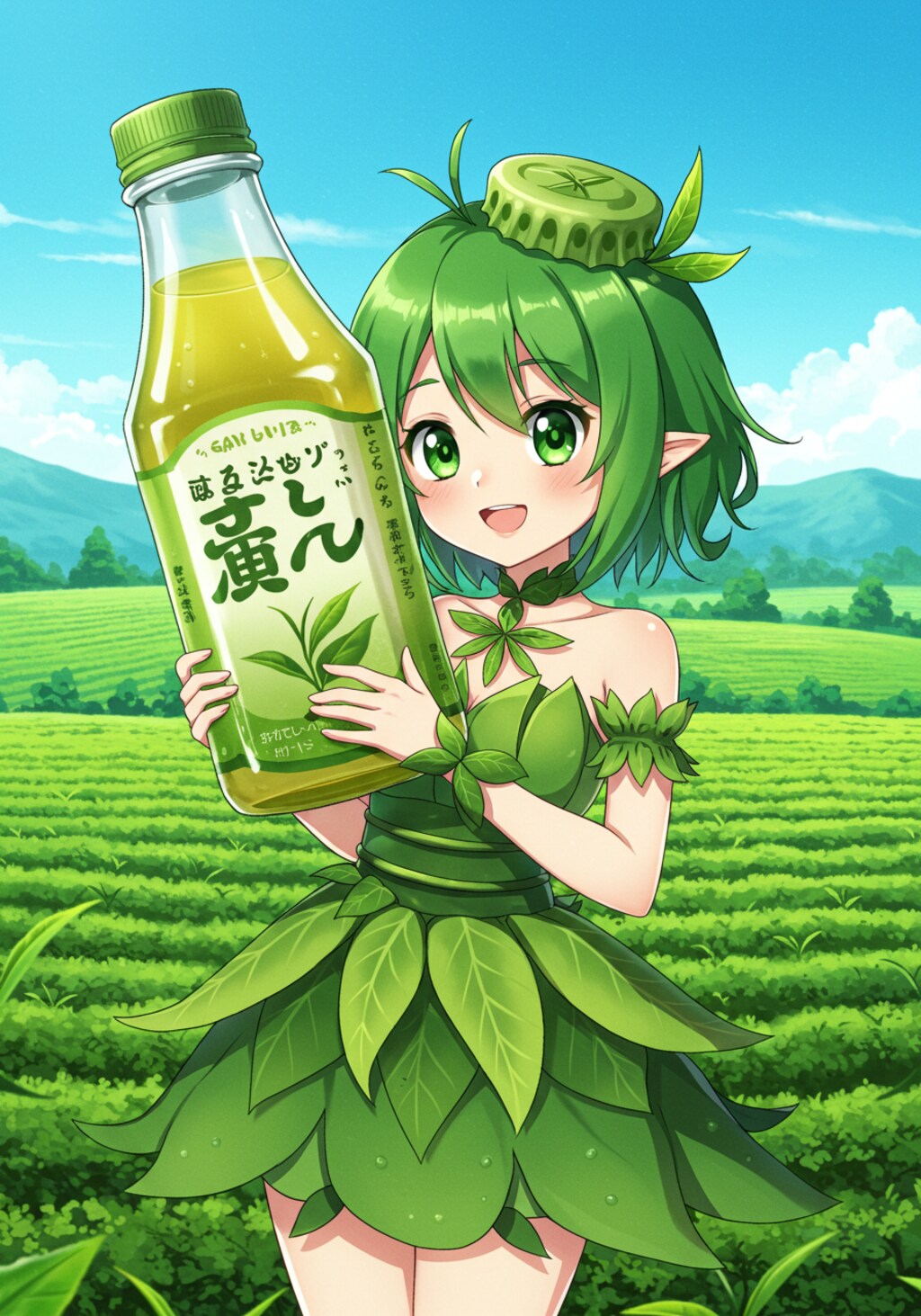 ペットボトル飲料を擬人化