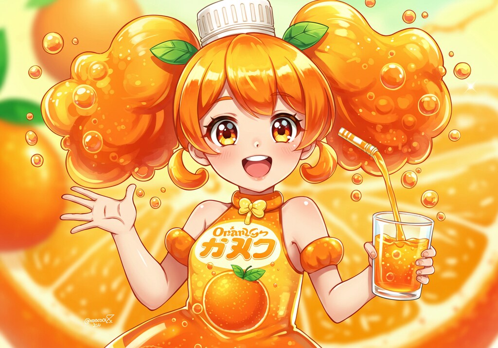 ペットボトル飲料を擬人化