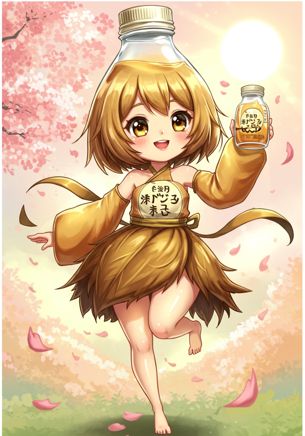 ペットボトル飲料を擬人化