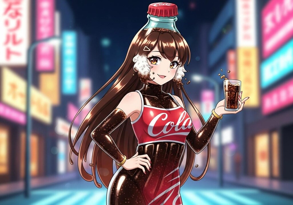 ペットボトル飲料を擬人化