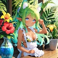4枚）南国　花瓶　褐色さん 4枚目