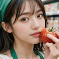 スーパーの若い店員さん 2 2枚目