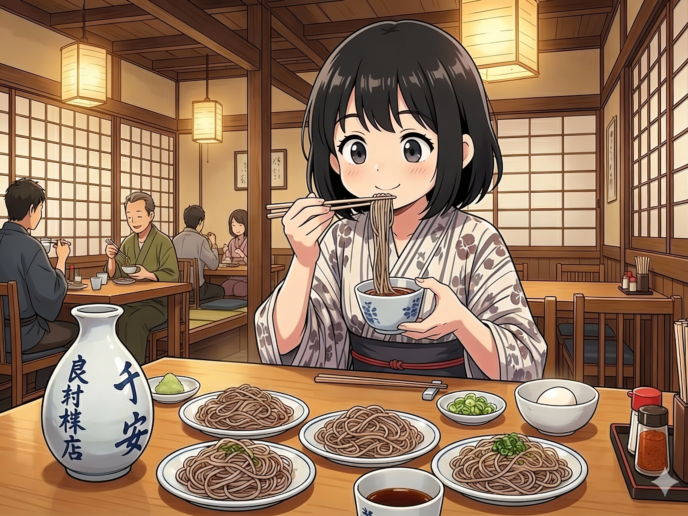 出石蕎麦はうまい！ | の人気AIイラスト・グラビア